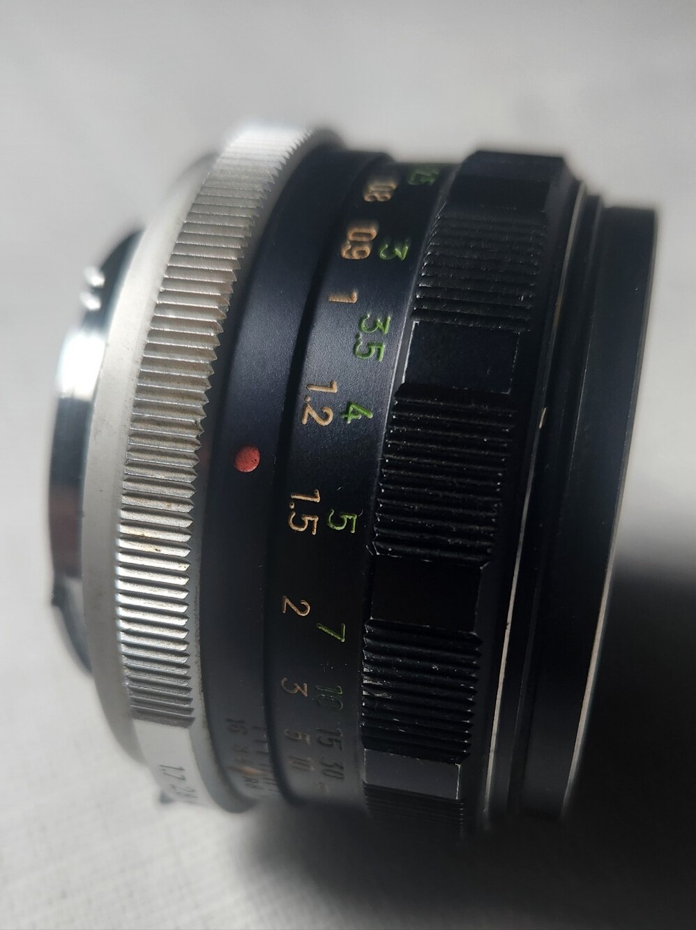 Vintage MInolta F=55mm Camera Lens - Black/Silver